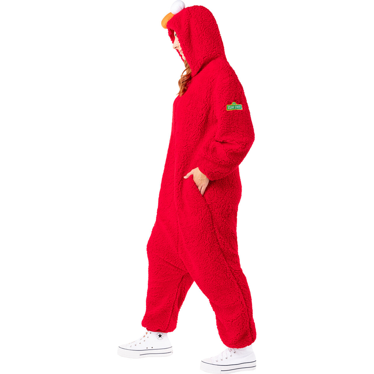 Op deze afbeelding zie je een Kostuums, van het merk Funidelia. Elmo Kostuum - Sesamstraat™