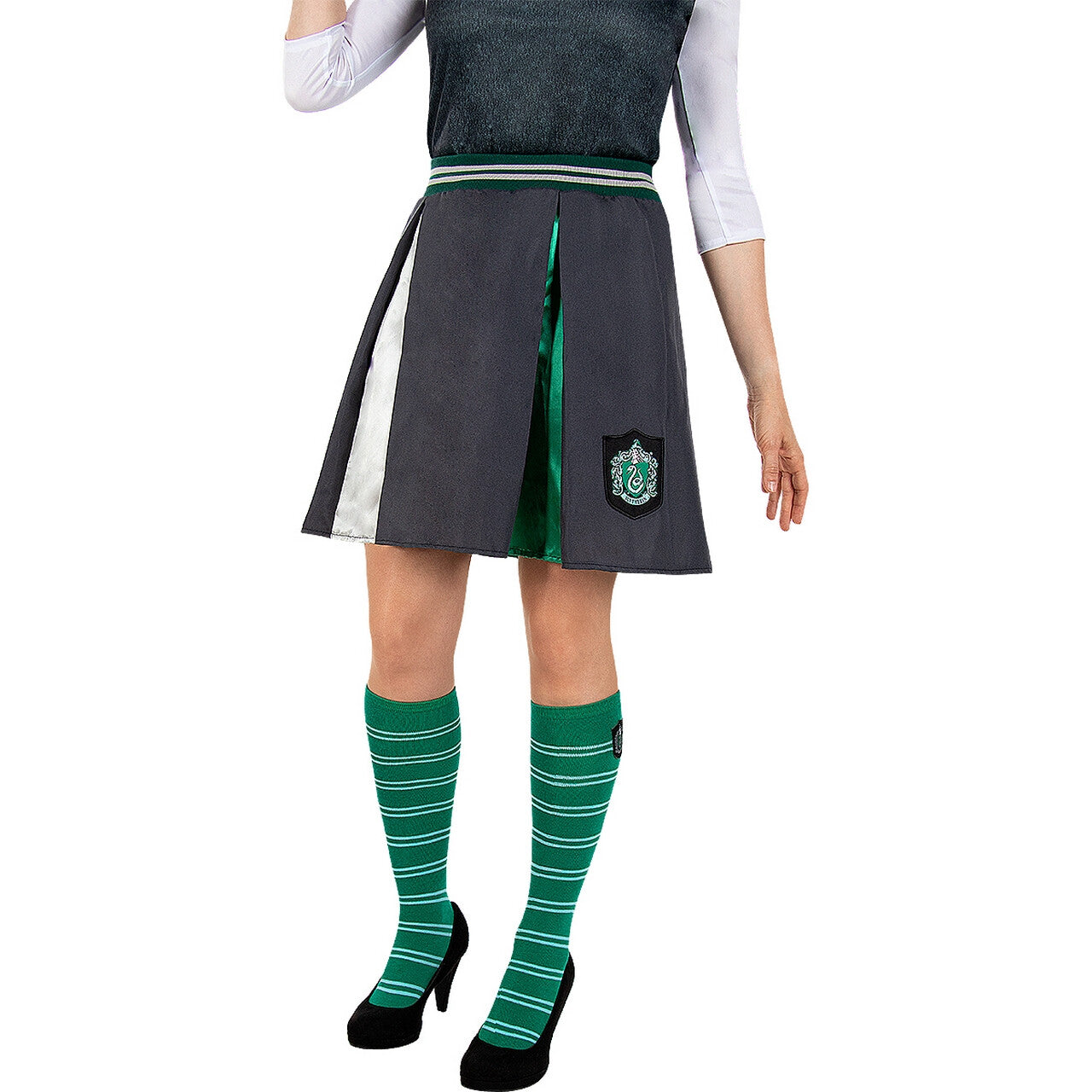 Op deze afbeelding zie je een Accessoires, van het merk Funidelia. Harry Potter Slytherin Sokken Dames