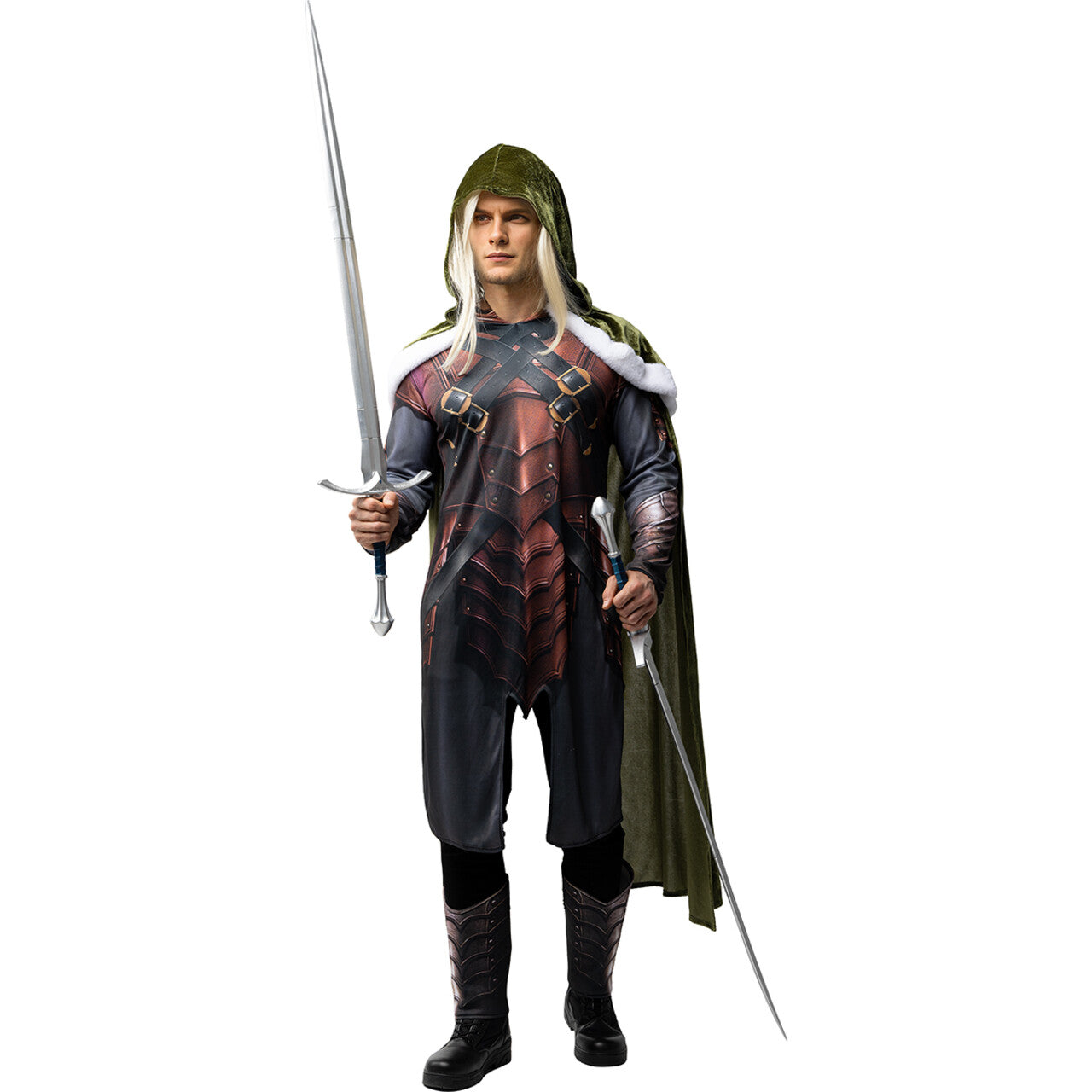Op deze afbeelding zie je een Kostuums, van het merk Funidelia. Drizzt Do Urden Dungeons And Dragons Man Kostuum