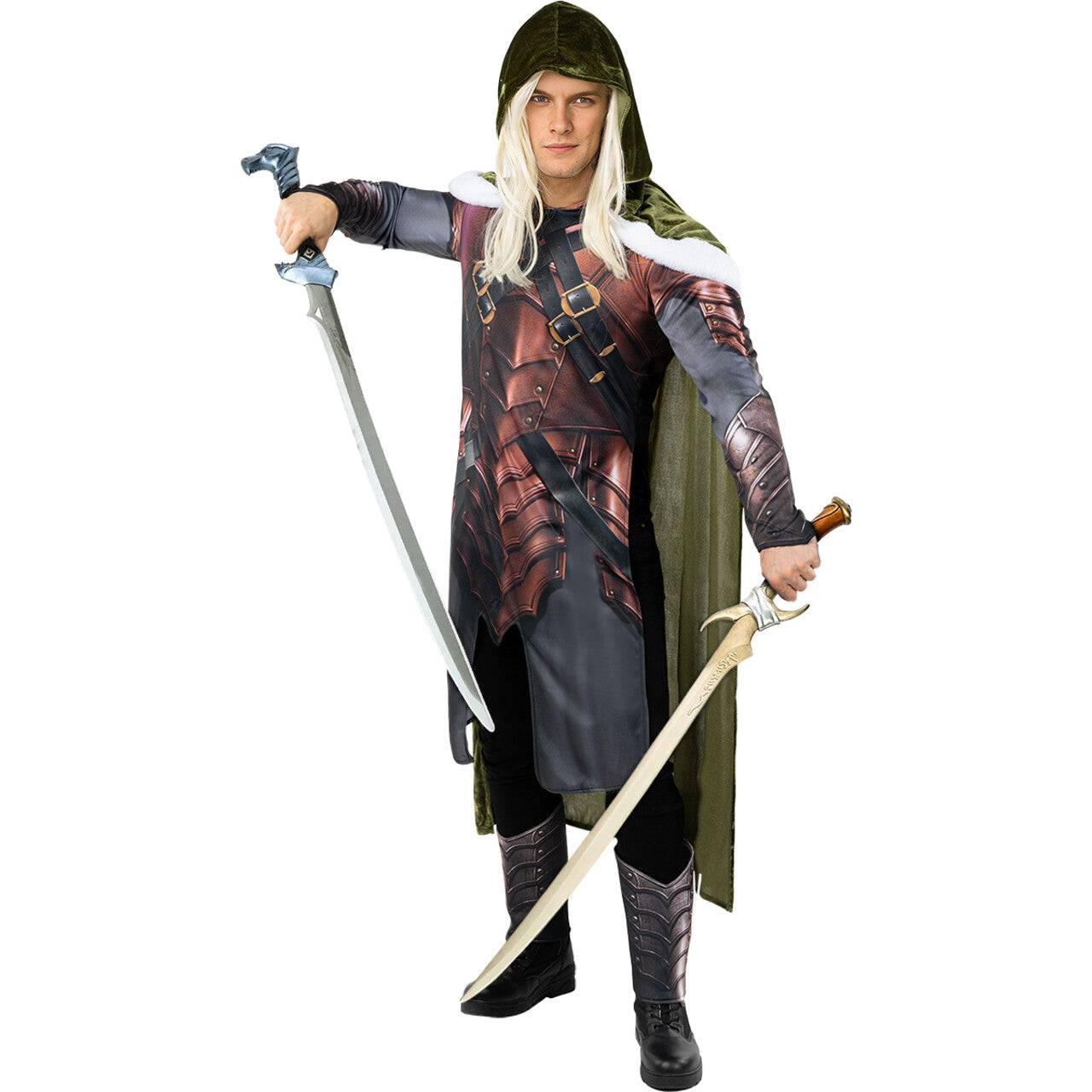 Op deze afbeelding zie je een Kostuums, van het merk Funidelia. Drizzt Do Urden Dungeons And Dragons Man Kostuum