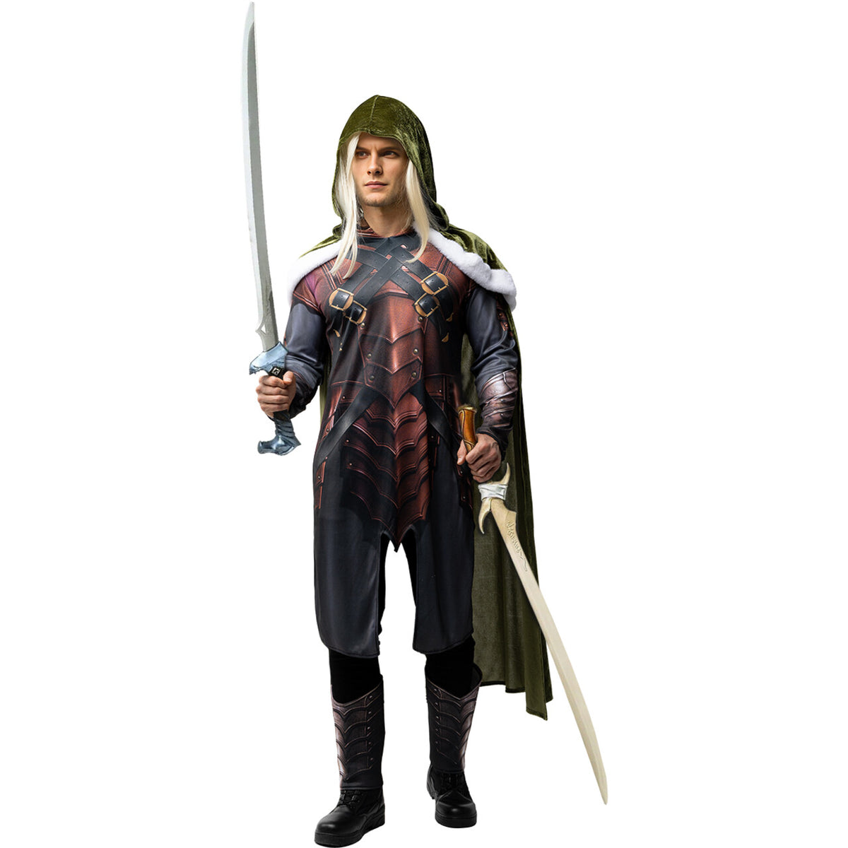 Op deze afbeelding zie je een Kostuums, van het merk Funidelia. Drizzt Do Urden Dungeons And Dragons Man Kostuum