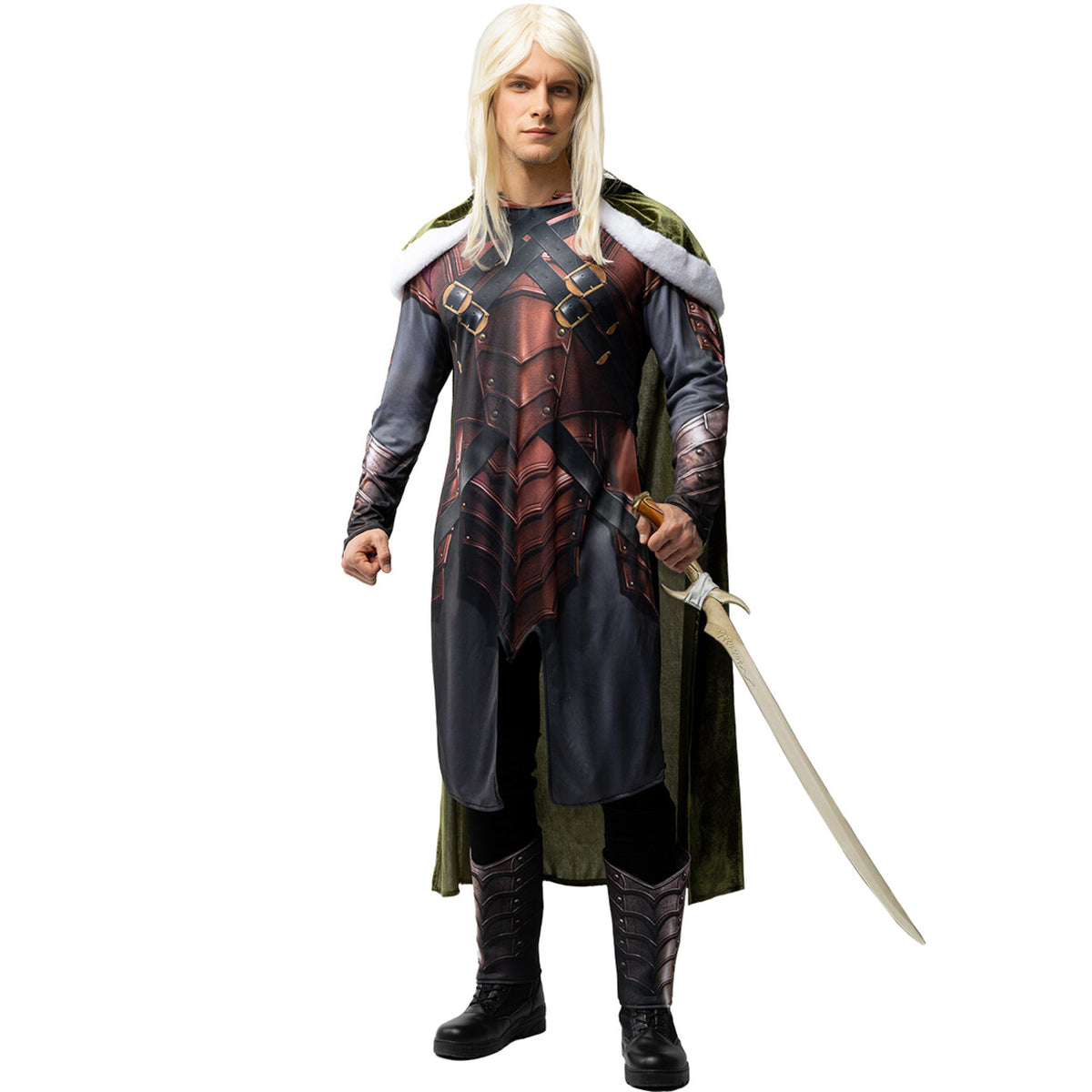 Op deze afbeelding zie je een Kostuums, van het merk Funidelia. Drizzt Do Urden Dungeons And Dragons Man Kostuum