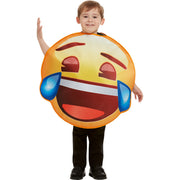 Op deze afbeelding zie je een Kostuums, van het merk Funidelia. Lachen Van Het Huilen Emoji Smiley Kind Kostuum