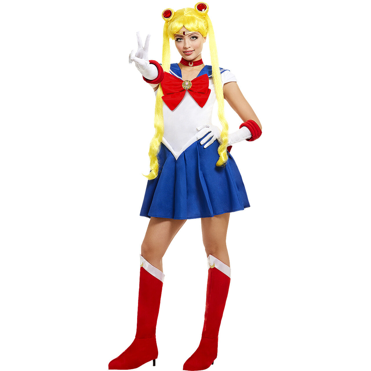 Op deze afbeelding zie je een Accessoires, van het merk Funidelia. Sailor Moon Pruik Cosplay
