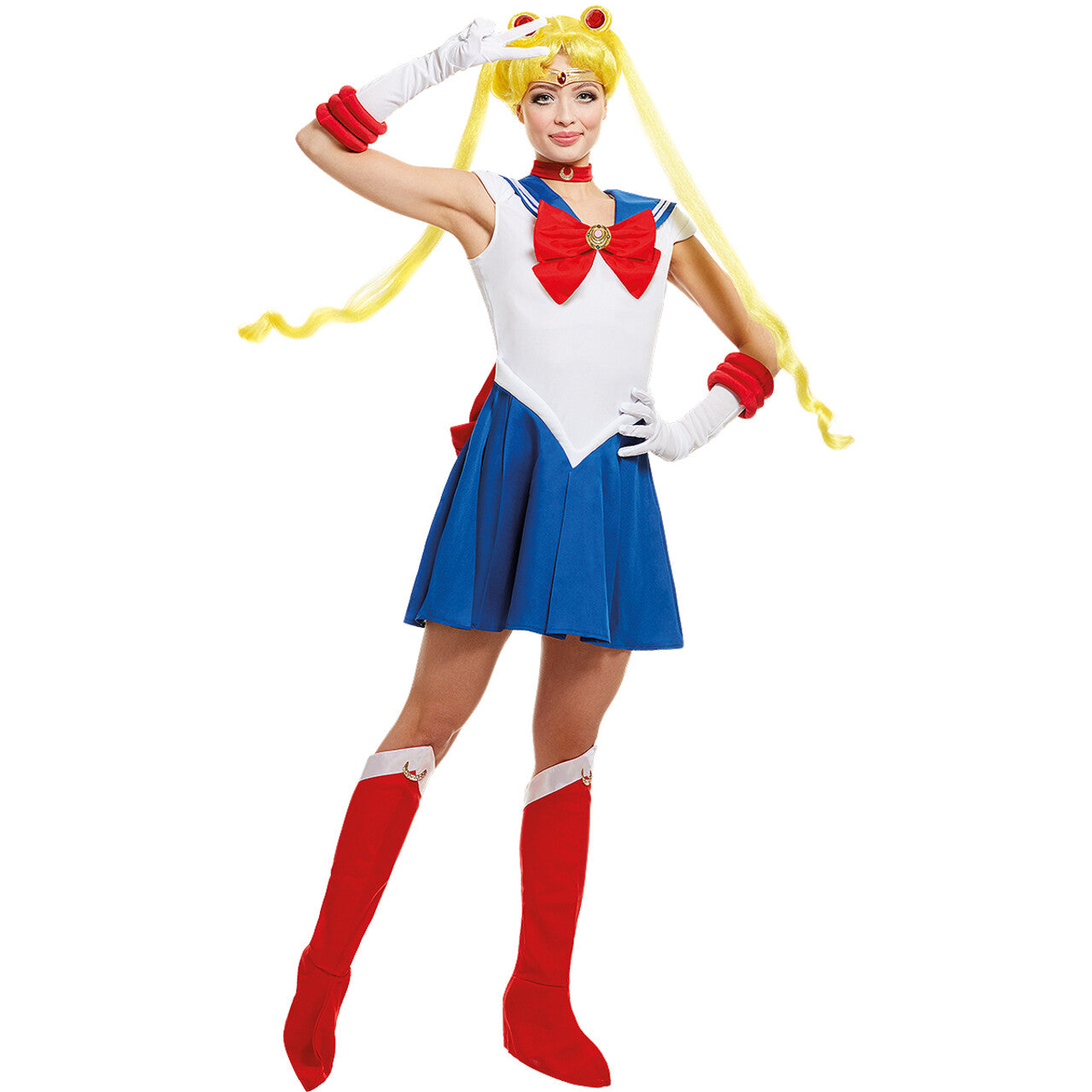 Op deze afbeelding zie je een Accessoires, van het merk Funidelia. Sailor Moon Pruik Cosplay