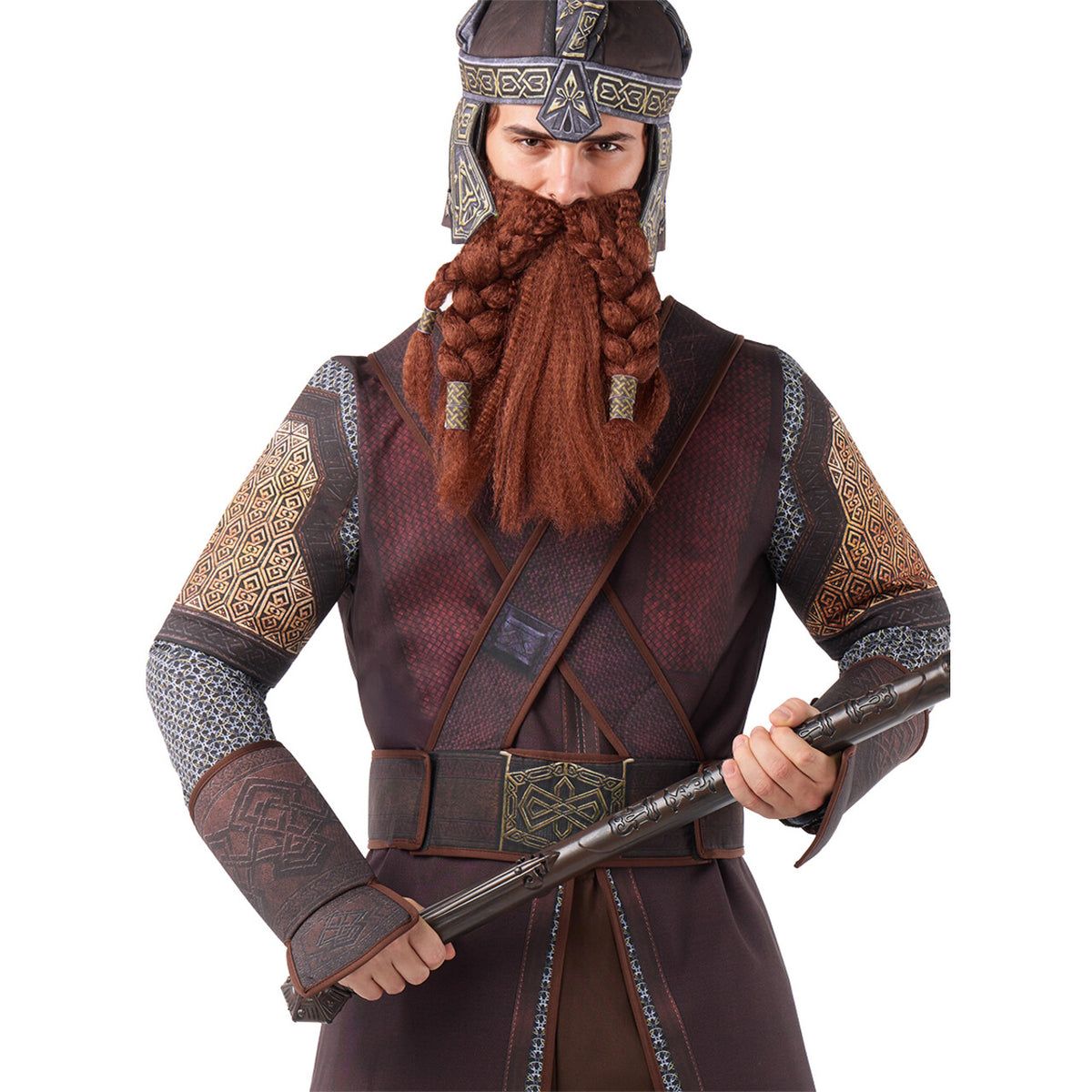 Op deze afbeelding zie je een Kostuums, van het merk Funidelia. Viking Gimli The Lord Of The Rings Man Kostuum