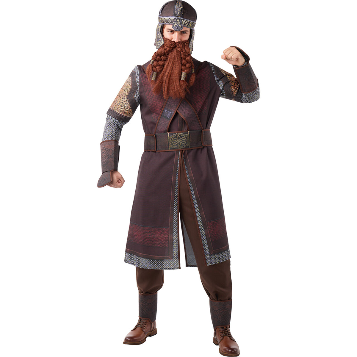 Op deze afbeelding zie je een Kostuums, van het merk Funidelia. Viking Gimli The Lord Of The Rings Man Kostuum
