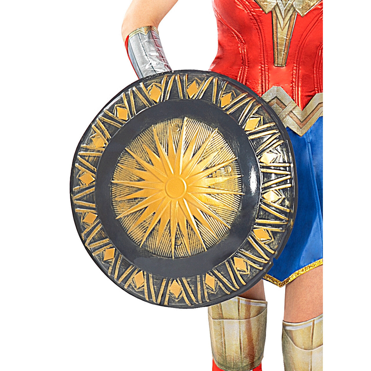Op deze afbeelding zie je een Accessoires, van het merk Funidelia. Superheldin Wonder Woman Schild