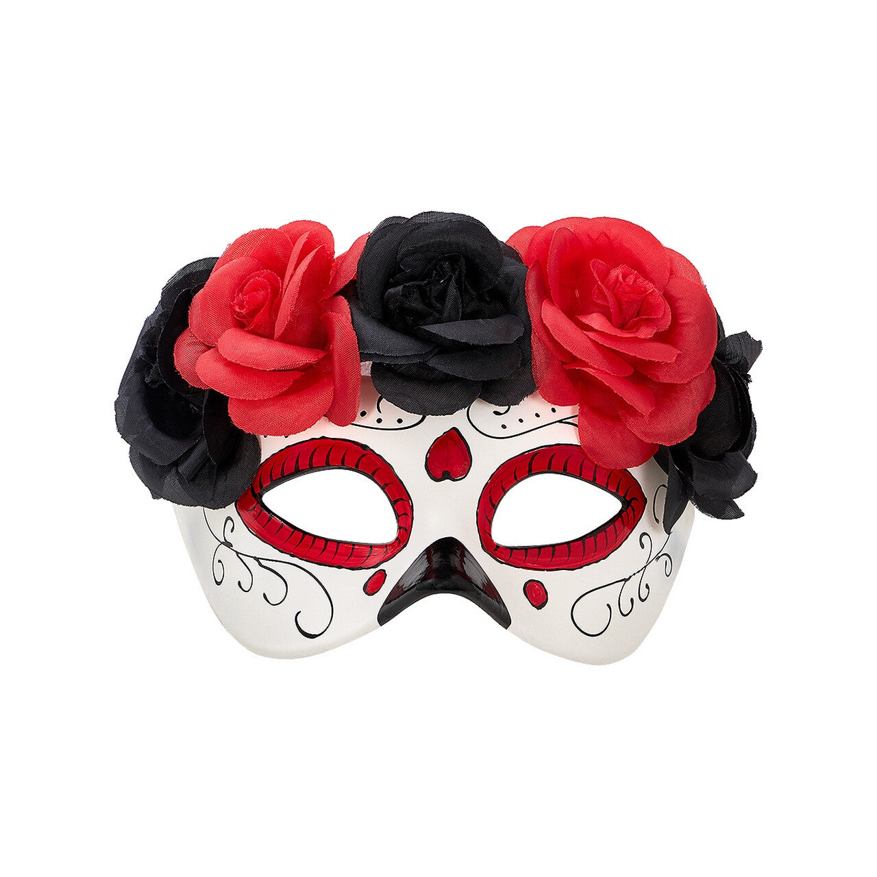Op deze afbeelding zie je een Accessoires, van het merk Funidelia. Oogmasker Day Of The Dead Florina