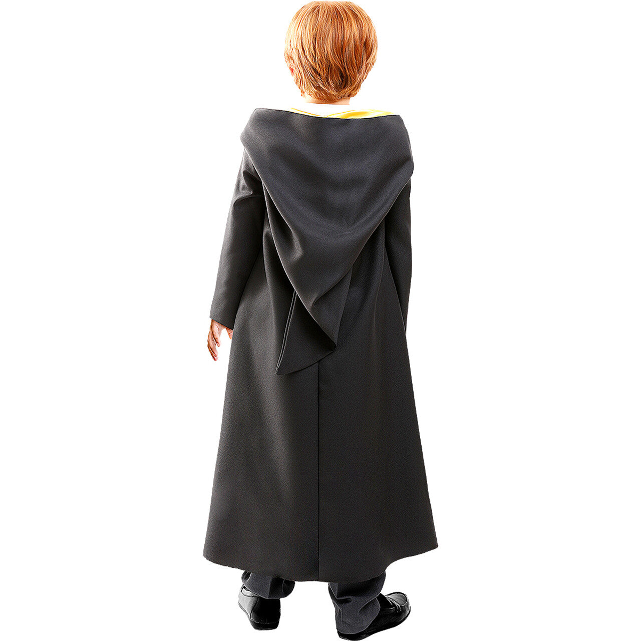 Op deze afbeelding zie je een Kostuums, van het merk Funidelia. Harry Potter Hufflepuff Cape Kind Kind Kostuum