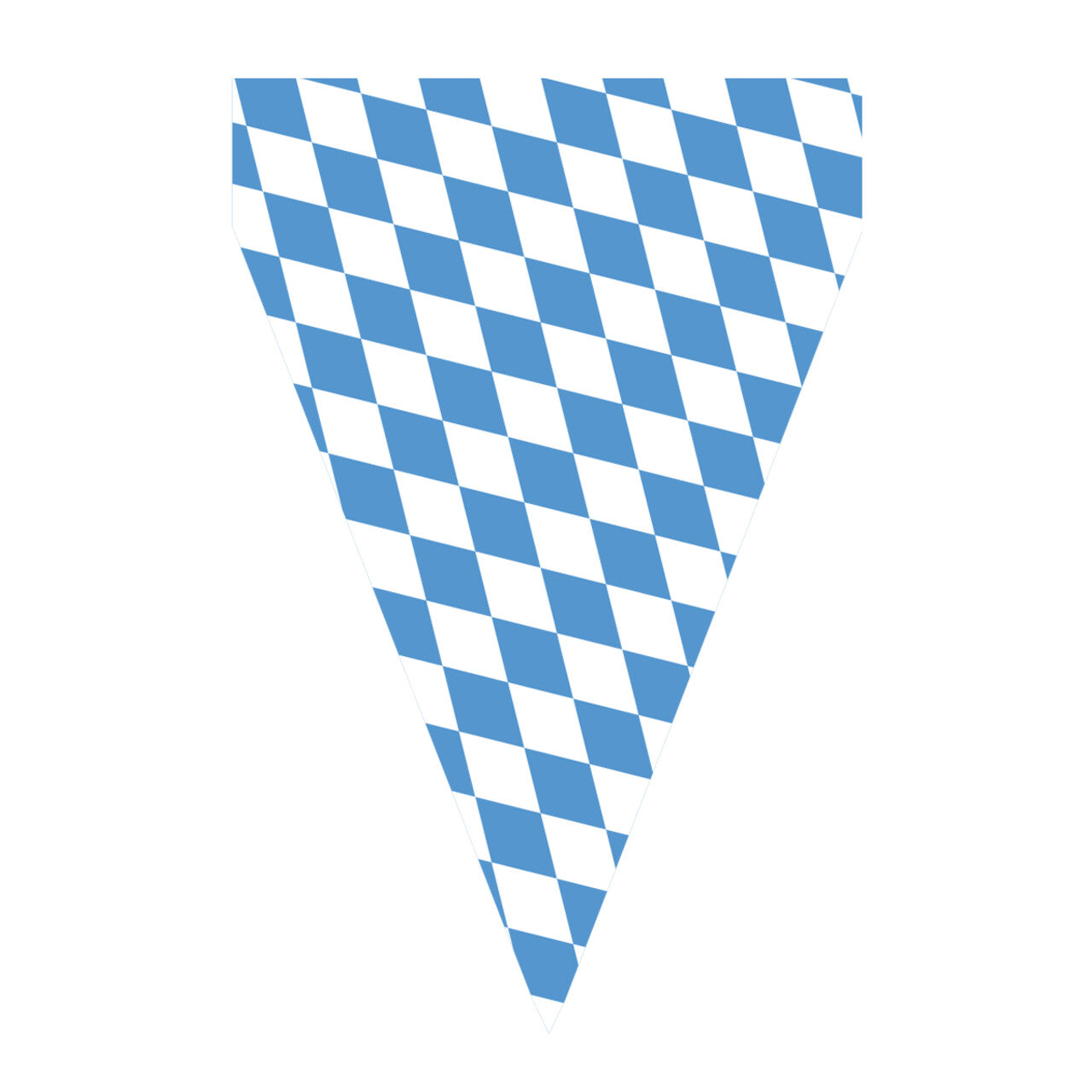 Op deze afbeelding zie je een Decoratie, van het merk Funidelia. Vlaggenlijn Blauw Wit Oktoberfest 3 Meter