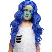 Op deze afbeelding zie je een Accessoires, van het merk Funidelia. Fantasy Spook Bruid Pruik Blauw