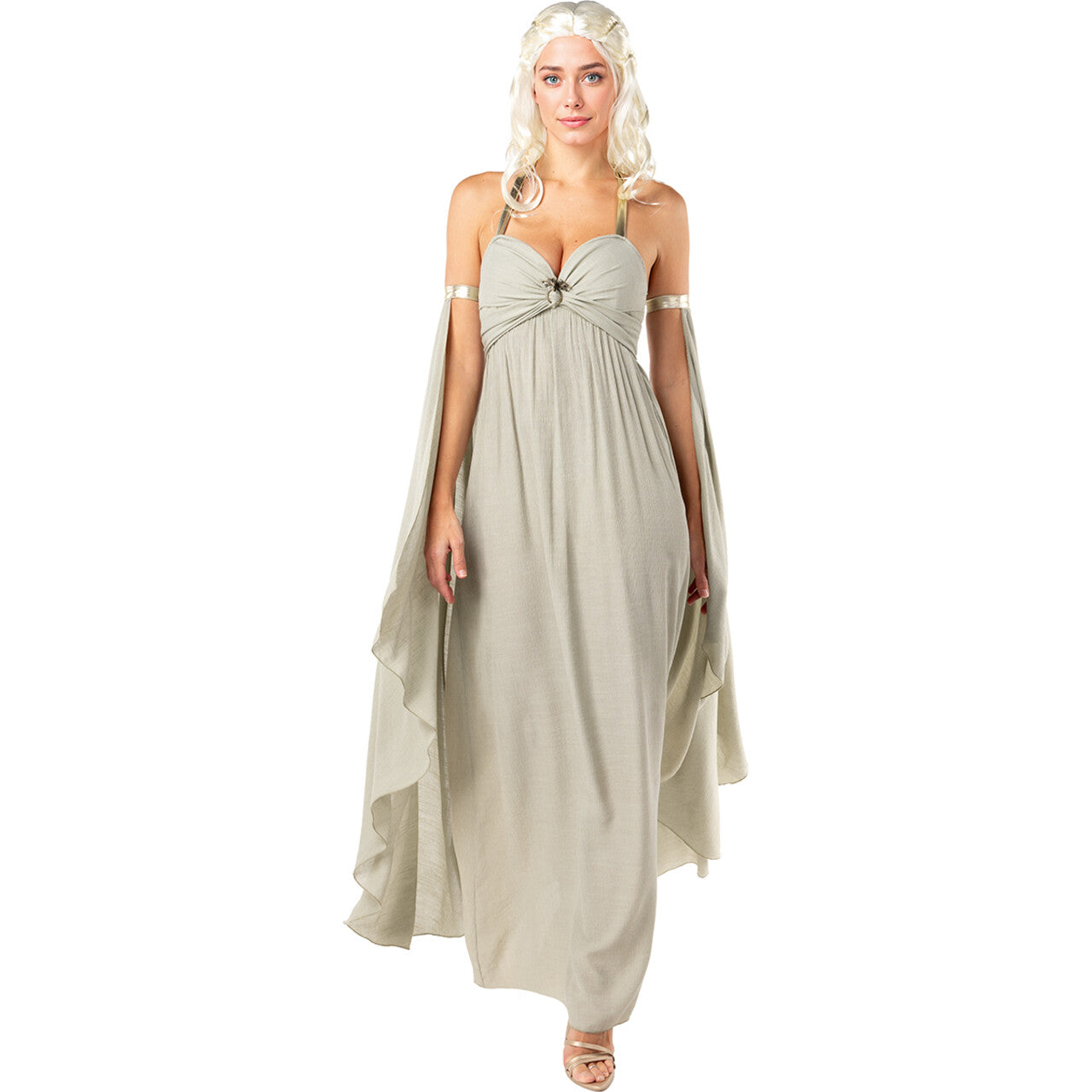 Op deze afbeelding zie je een Kostuums, van het merk Funidelia. Queen Daenerys Targaryen Khaleesi Game Of Thrones Vrouw Kostuum