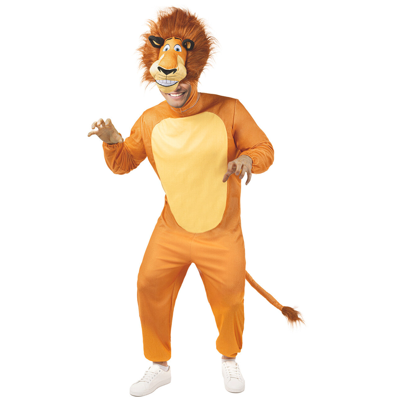 Op deze afbeelding zie je een Kostuums, van het merk Funidelia. Madagascar Alex De Leeuw Man Kostuum