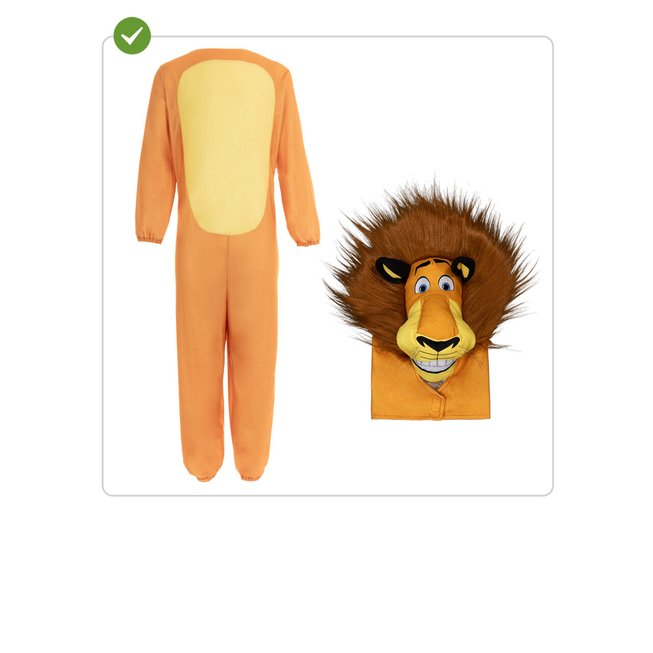 Op deze afbeelding zie je een Kostuums, van het merk Funidelia. Madagascar Alex De Leeuw Man Kostuum