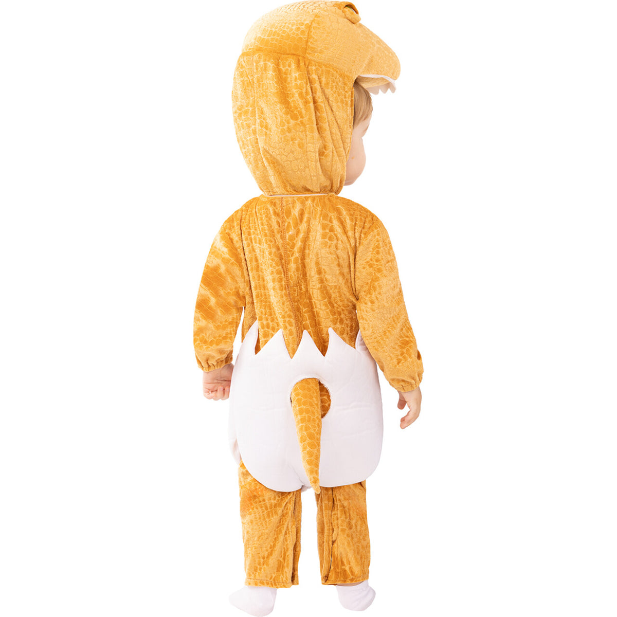 Op deze afbeelding zie je een Kostuums, van het merk Funidelia. Newborn Dino Onesie Kind Kostuum