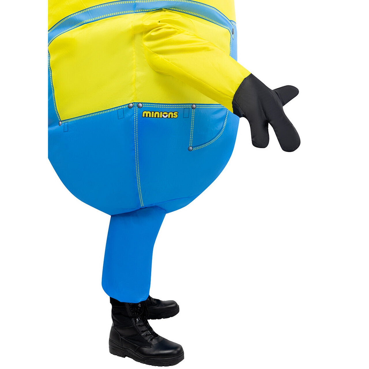 Op deze afbeelding zie je een Kostuums, van het merk Funidelia. Opblaasbare Minion Stuart Kostuum