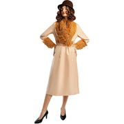 Op deze afbeelding zie je een Kostuums, van het merk Funidelia. Classy Ada Shelby Peaky Blinders Vrouw Kostuum