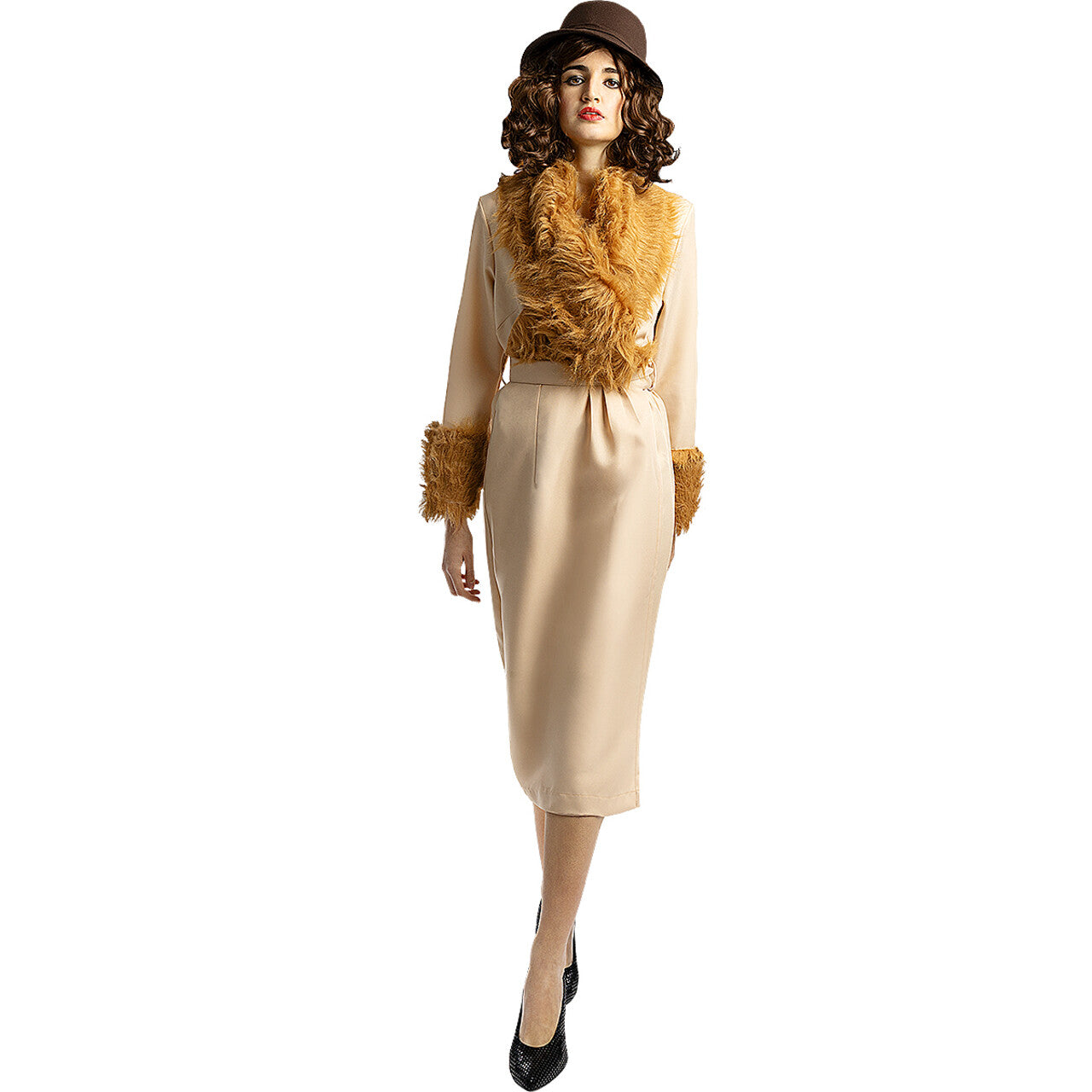 Op deze afbeelding zie je een Kostuums, van het merk Funidelia. Classy Ada Shelby Peaky Blinders Vrouw Kostuum