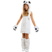 Op deze afbeelding zie je een Kostuums, van het merk Funidelia. Warm IJsbeertje Snowy Kind Meisje Kostuum