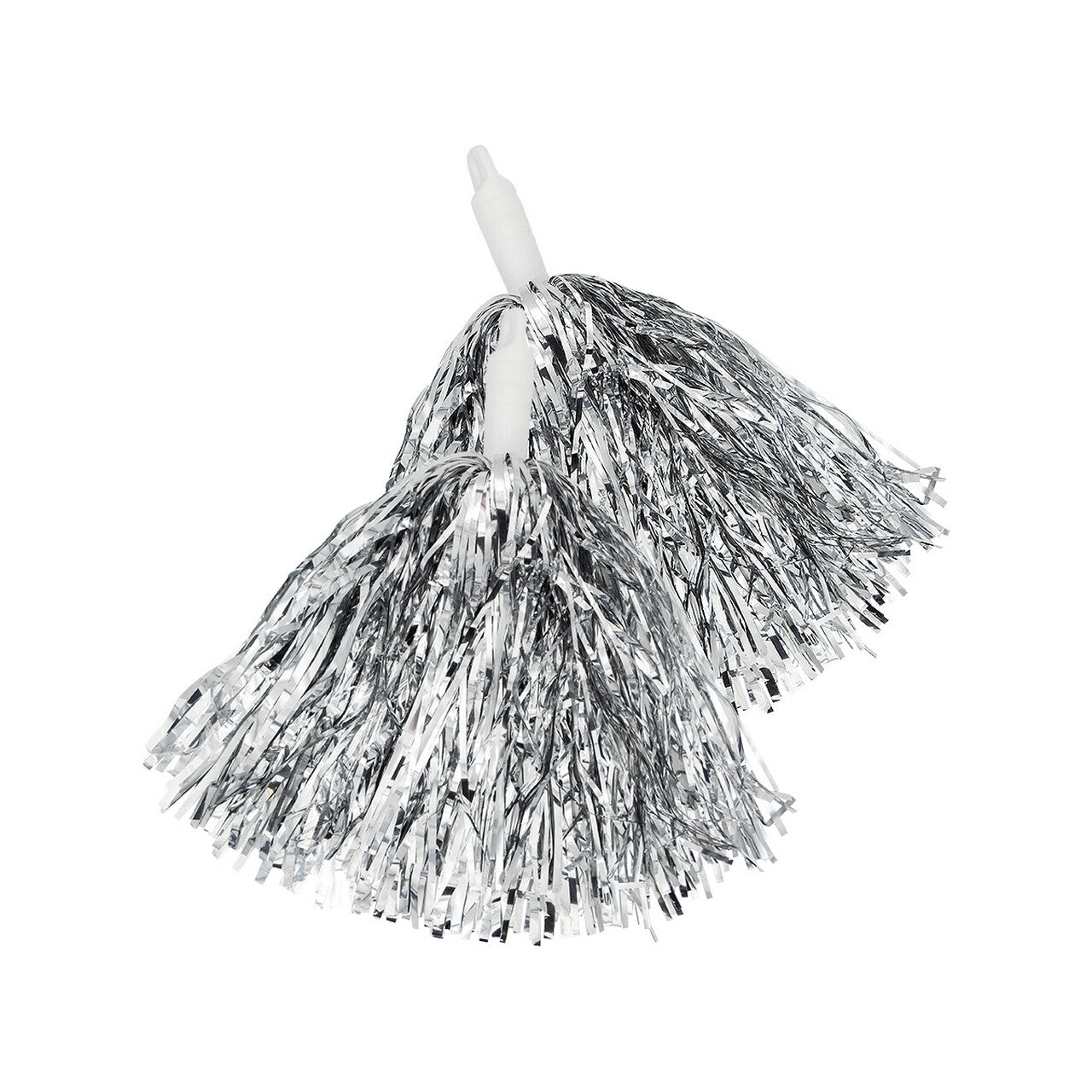 Op deze afbeelding zie je een Accessoires, van het merk Funidelia. Cheer Pompons Zilver 2 Stuks
