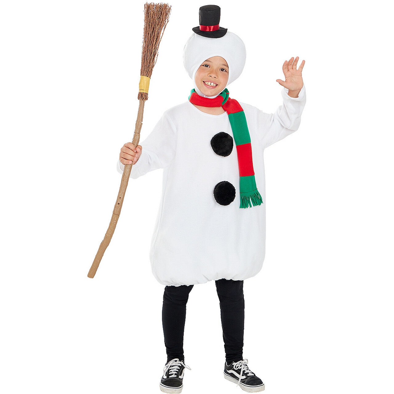 Op deze afbeelding zie je een Kostuums, van het merk Funidelia. Winterkoude Snowy Sneeuwman Kind Kostuum
