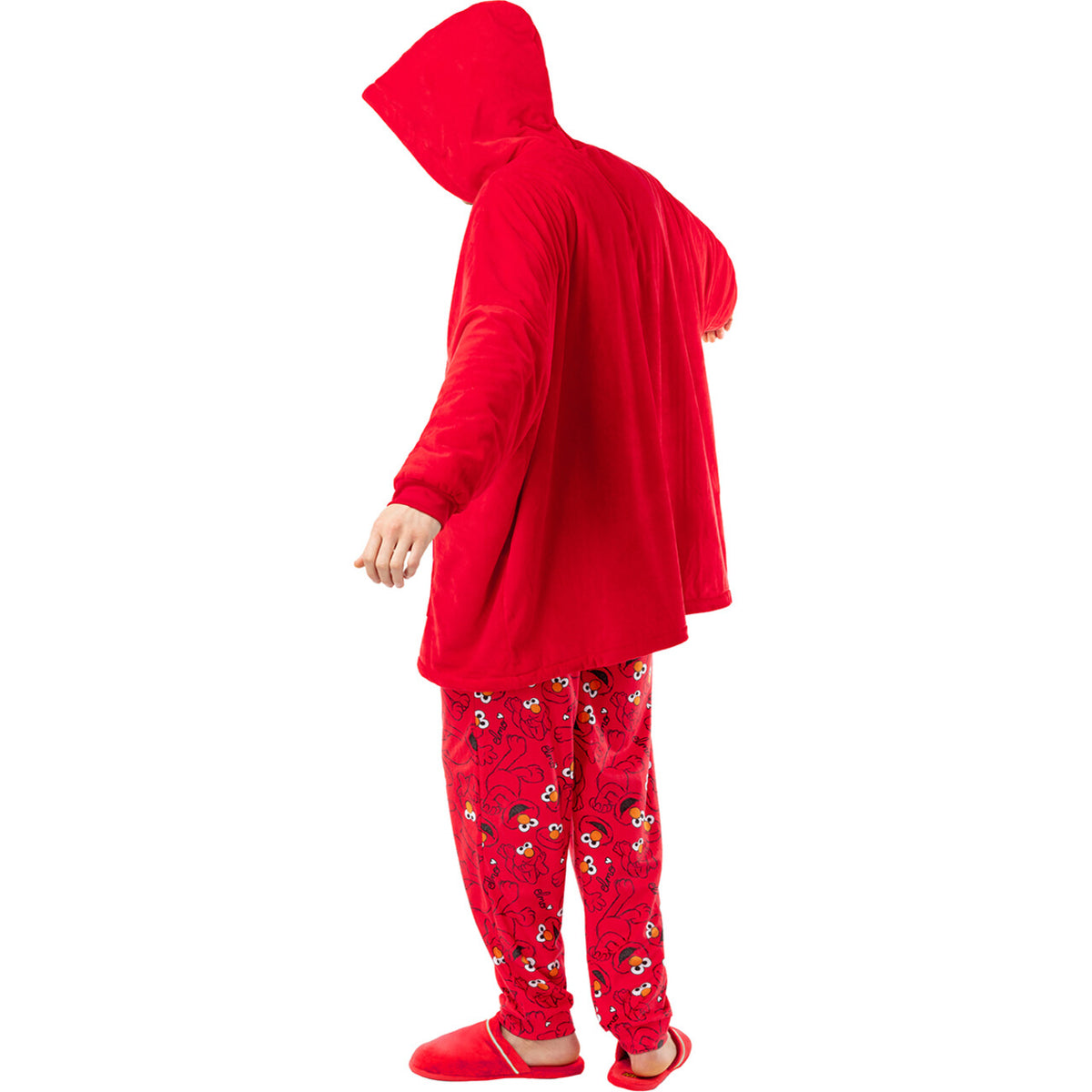 Op deze afbeelding zie je een Kostuums, van het merk Funidelia. Comfy Elmo Hoodie Sesamstraat Unisex