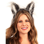 Op deze afbeelding zie je een Accessoires, van het merk Funidelia. Wolf Hoofdband Met Bonte Oren