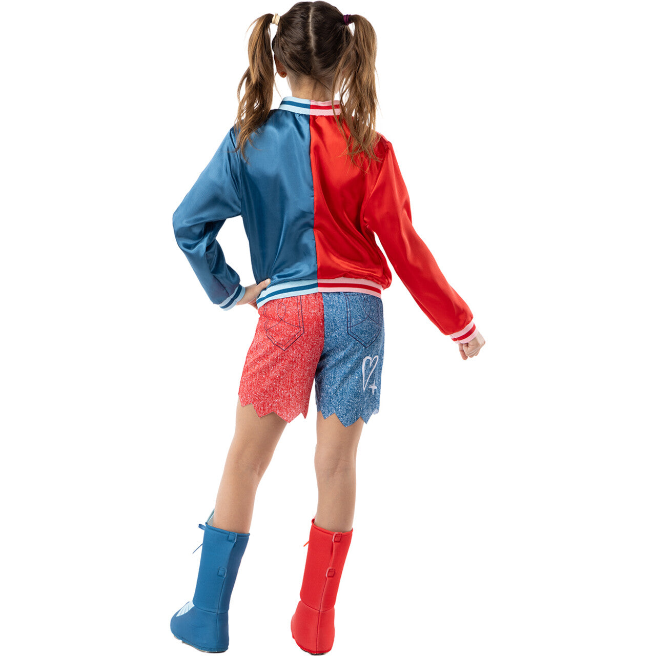 Op deze afbeelding zie je een Kostuums, van het merk Funidelia. Harley Quinn™ Chaos Meisje Kostuum