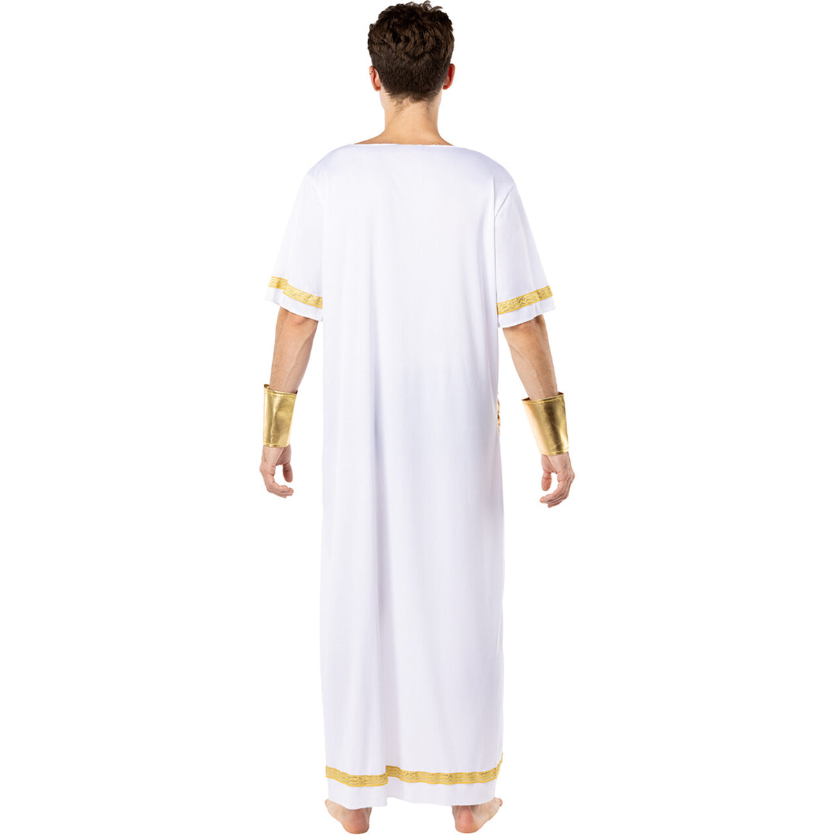 Op deze afbeelding zie je een Kostuums, van het merk Funidelia. Almachtige Griekse God Man Kostuum