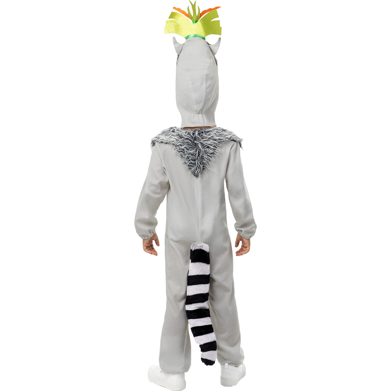 Op deze afbeelding zie je een Kostuums, van het merk Funidelia. Madagascar Ringstaartmaki King Julien Kind Kostuum