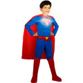 Licht In De Duisternis Lichtgevende Superman Jongen Kostuum