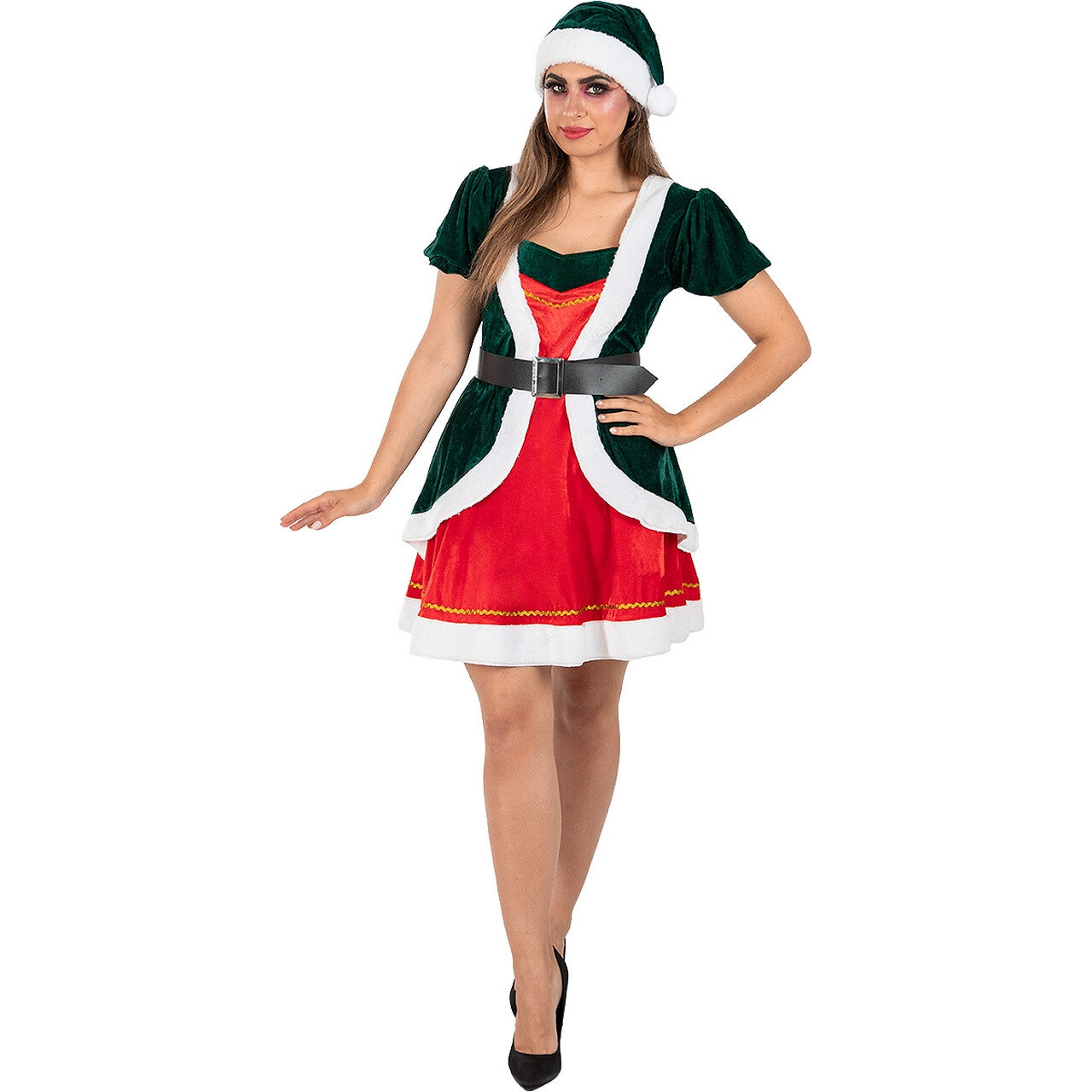 Op deze afbeelding zie je een Kostuums, van het merk Funidelia. Luxe Sexy Kerst Elf Dionne Vrouw Kostuum
