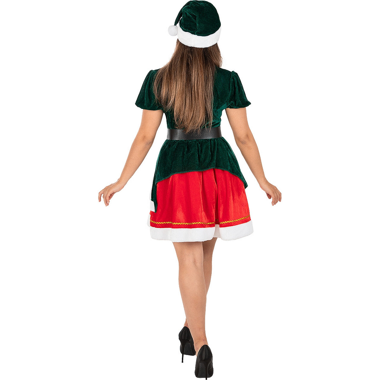 Op deze afbeelding zie je een Kostuums, van het merk Funidelia. Luxe Sexy Kerst Elf Dionne Vrouw Kostuum