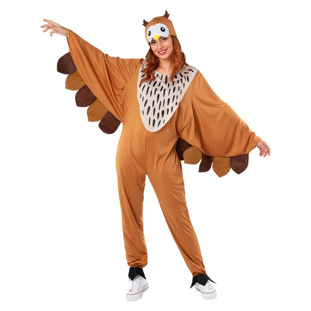 Op deze afbeelding zie je een Kostuums, van het merk Funidelia. De Onwijze Leuke Uil Unisex Kostuum