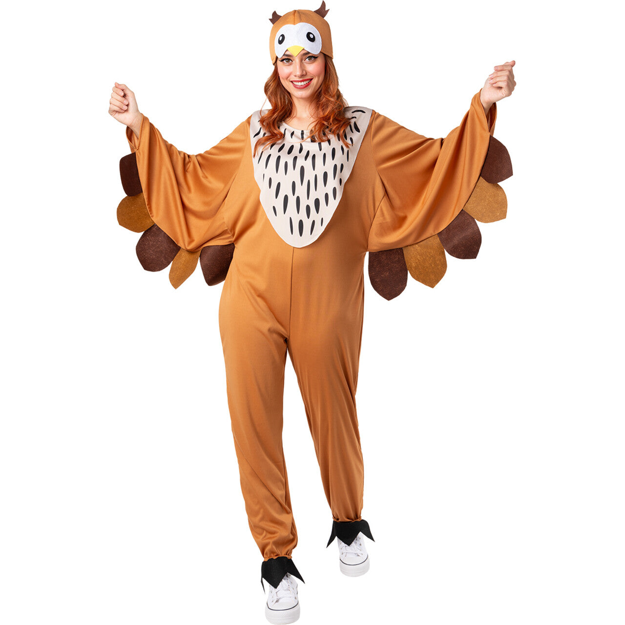 Op deze afbeelding zie je een Kostuums, van het merk Funidelia. De Onwijze Leuke Uil Unisex Kostuum