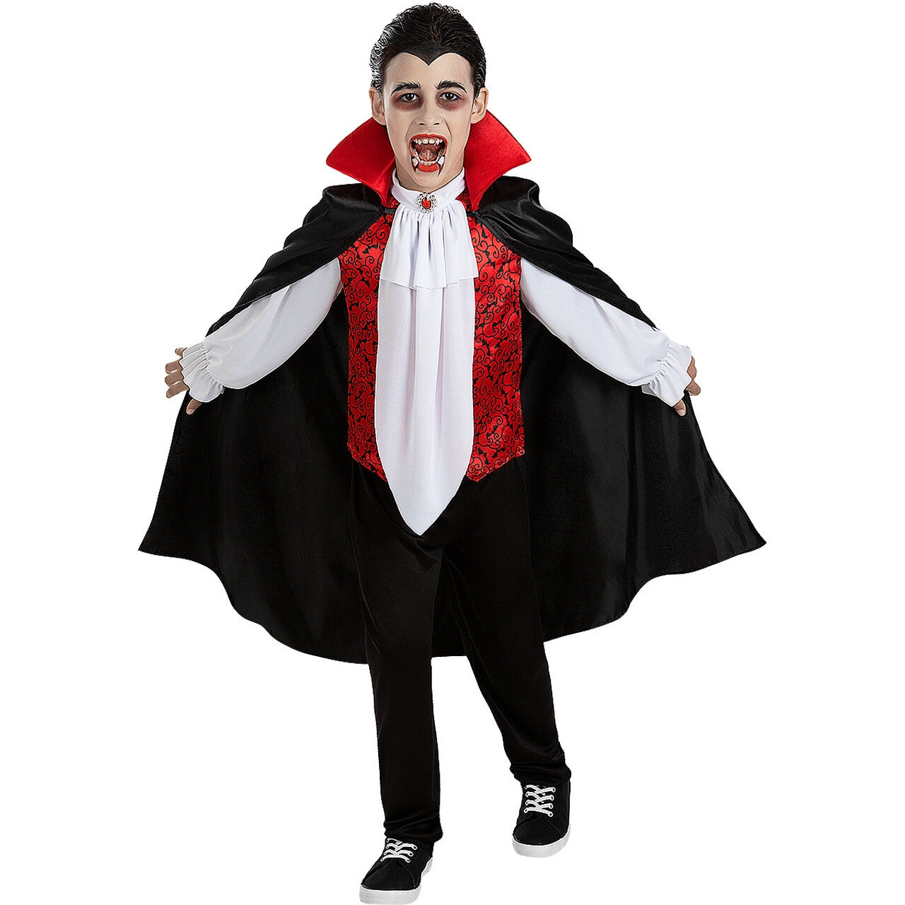 Op deze afbeelding zie je een Kostuums, van het merk Funidelia. Chique Graaf Draco Dracula Jongen Kostuum