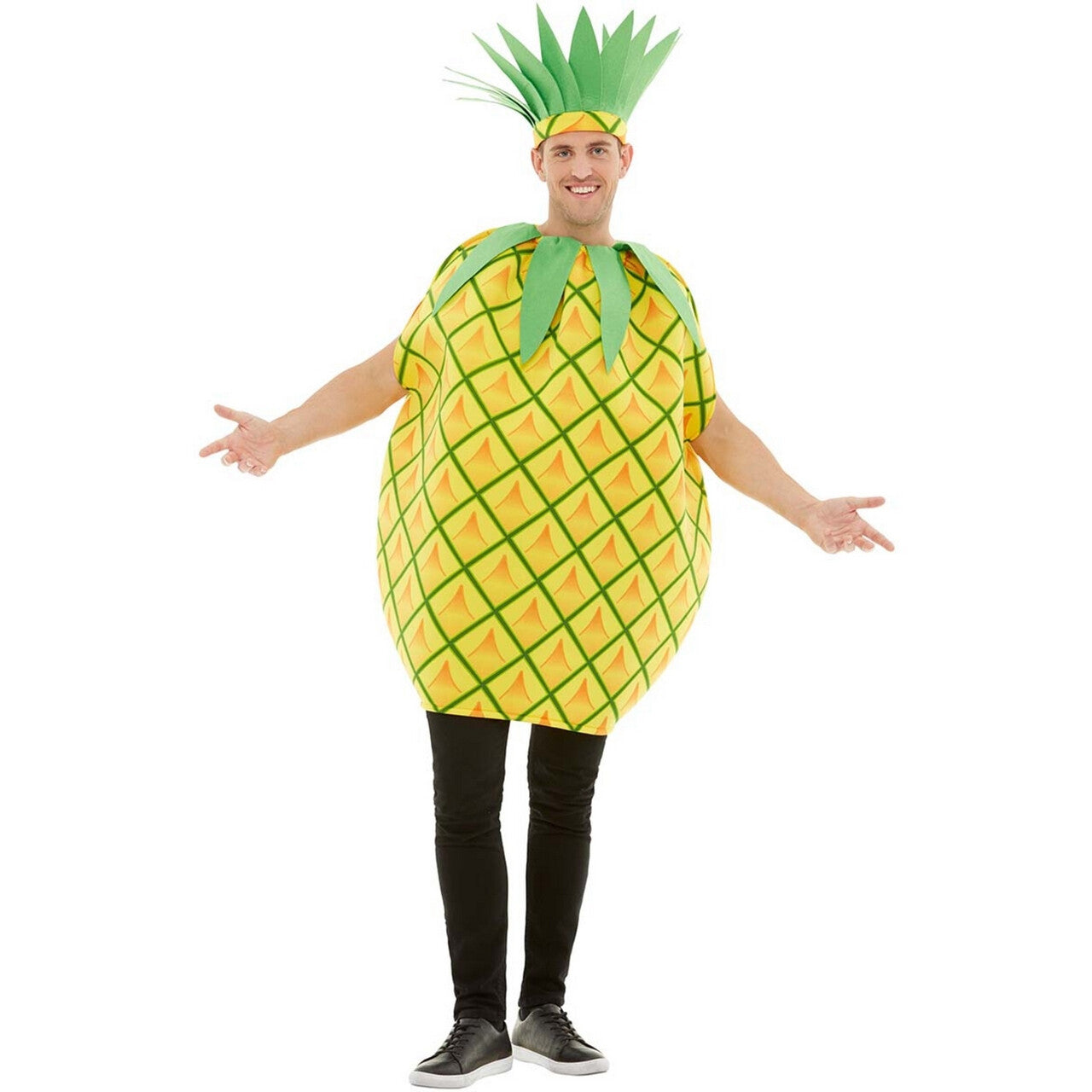 Op deze afbeelding zie je een Kostuums, van het merk Funidelia. Je Doet Me Pineapple Ananas Kostuum