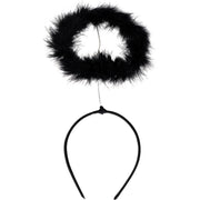 Op deze afbeelding zie je een Accessoires, van het merk Funidelia. Zwarte Engel Halo Hoofdband