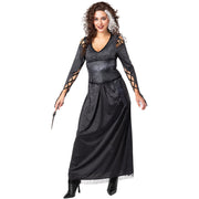 Op deze afbeelding zie je een Kostuums, van het merk Funidelia. Bellatrix Van Detta Harry Potter Vrouw Kostuum