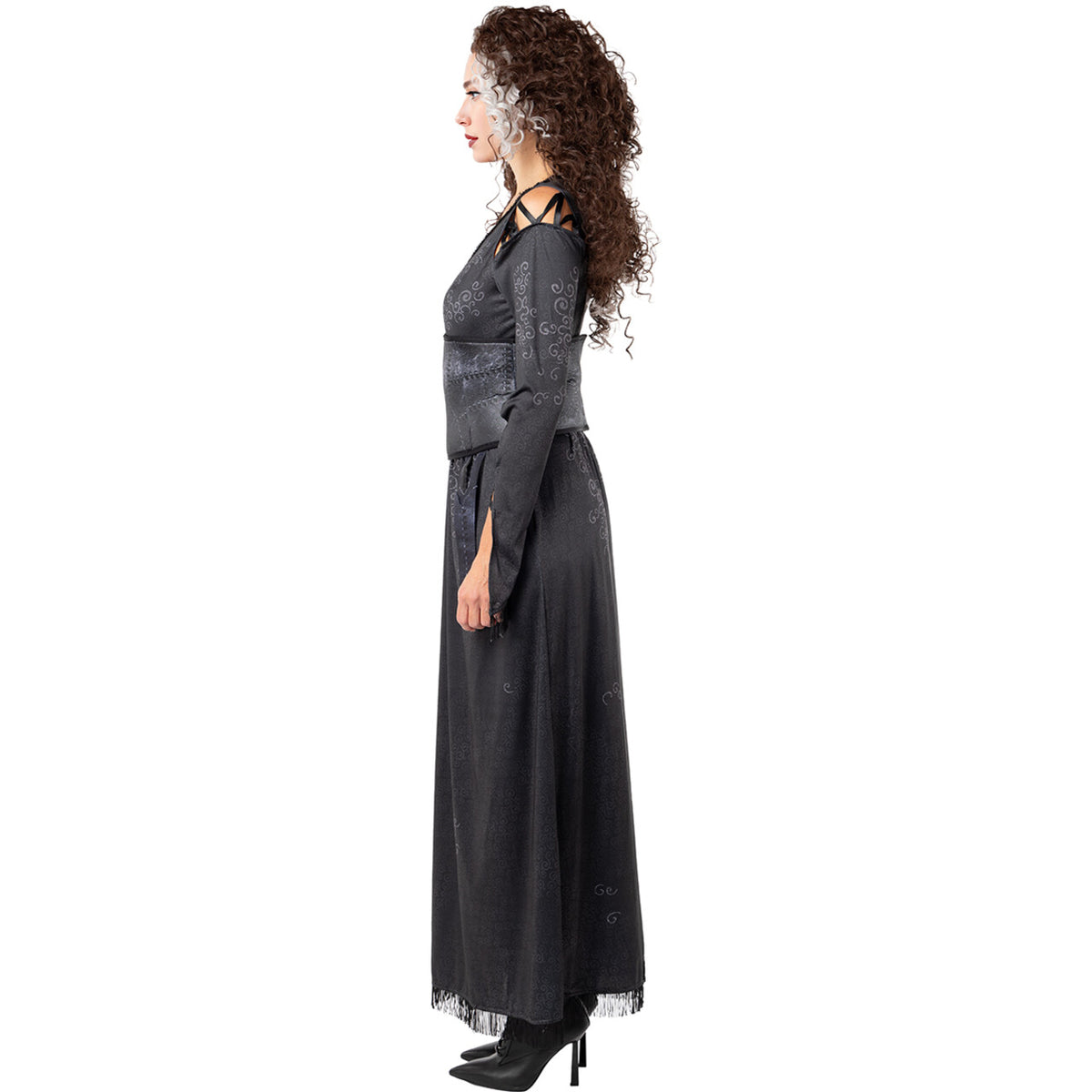 Op deze afbeelding zie je een Kostuums, van het merk Funidelia. Bellatrix Van Detta Harry Potter Vrouw Kostuum