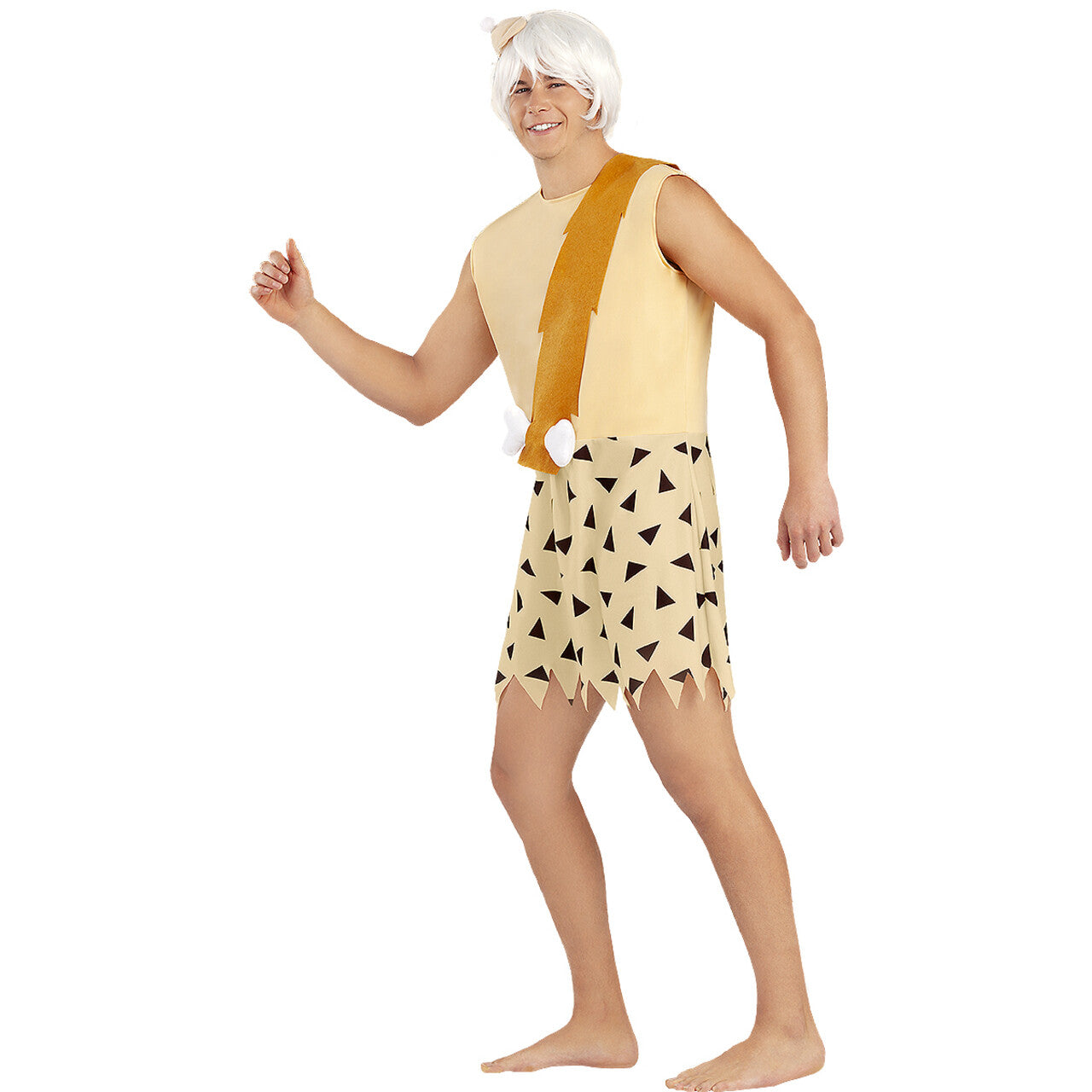 Op deze afbeelding zie je een Kostuums, van het merk Funidelia. Bam Bam Kostuum The Flintstones Man