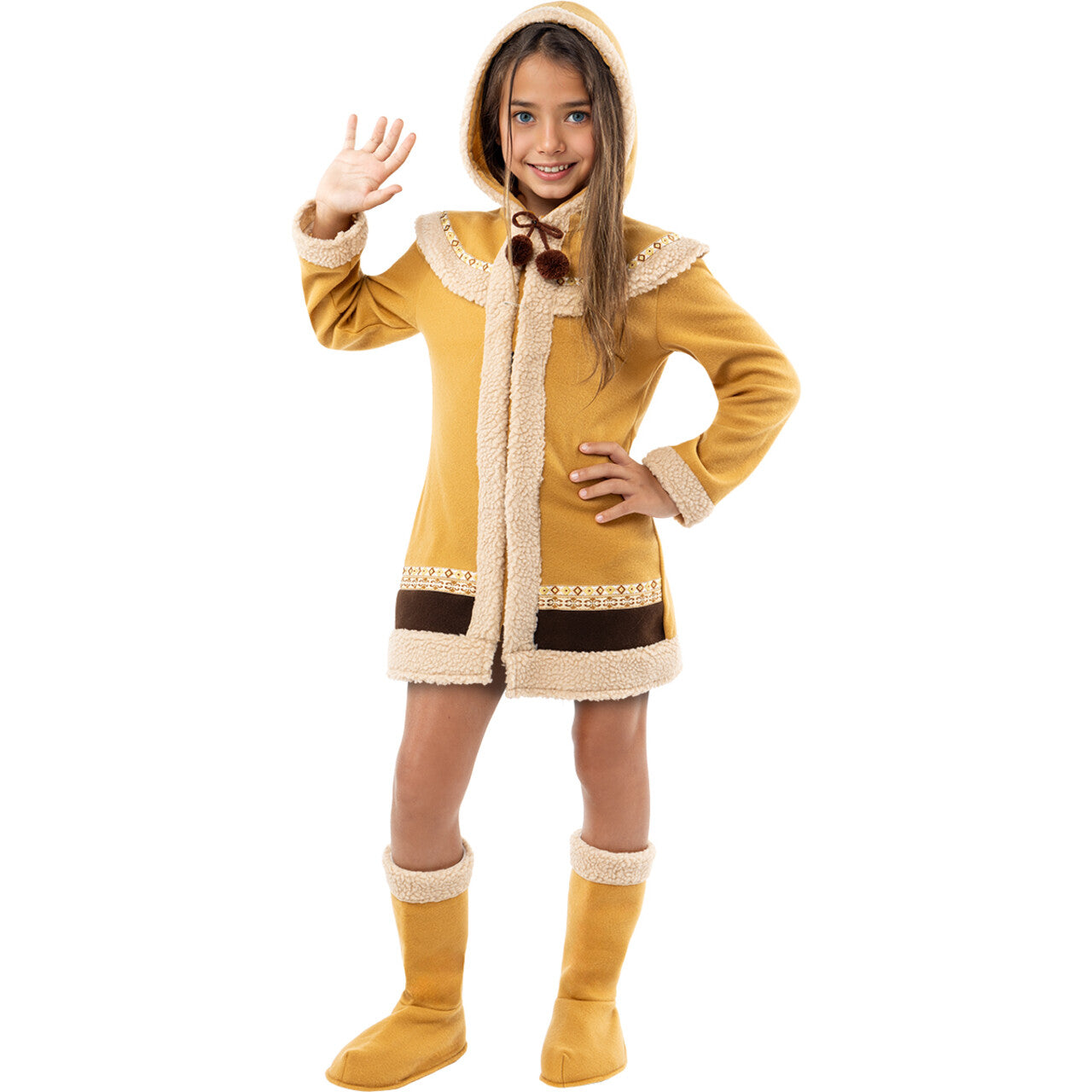Op deze afbeelding zie je een Kostuums, van het merk Funidelia. Vissersmeisje Op De Noordpool Kostuum