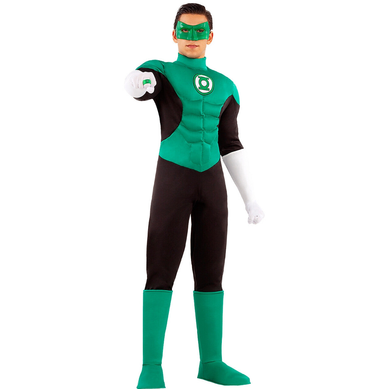 Op deze afbeelding zie je een Kostuums, van het merk Funidelia. Green Lantern Dc Comics Man Kostuum
