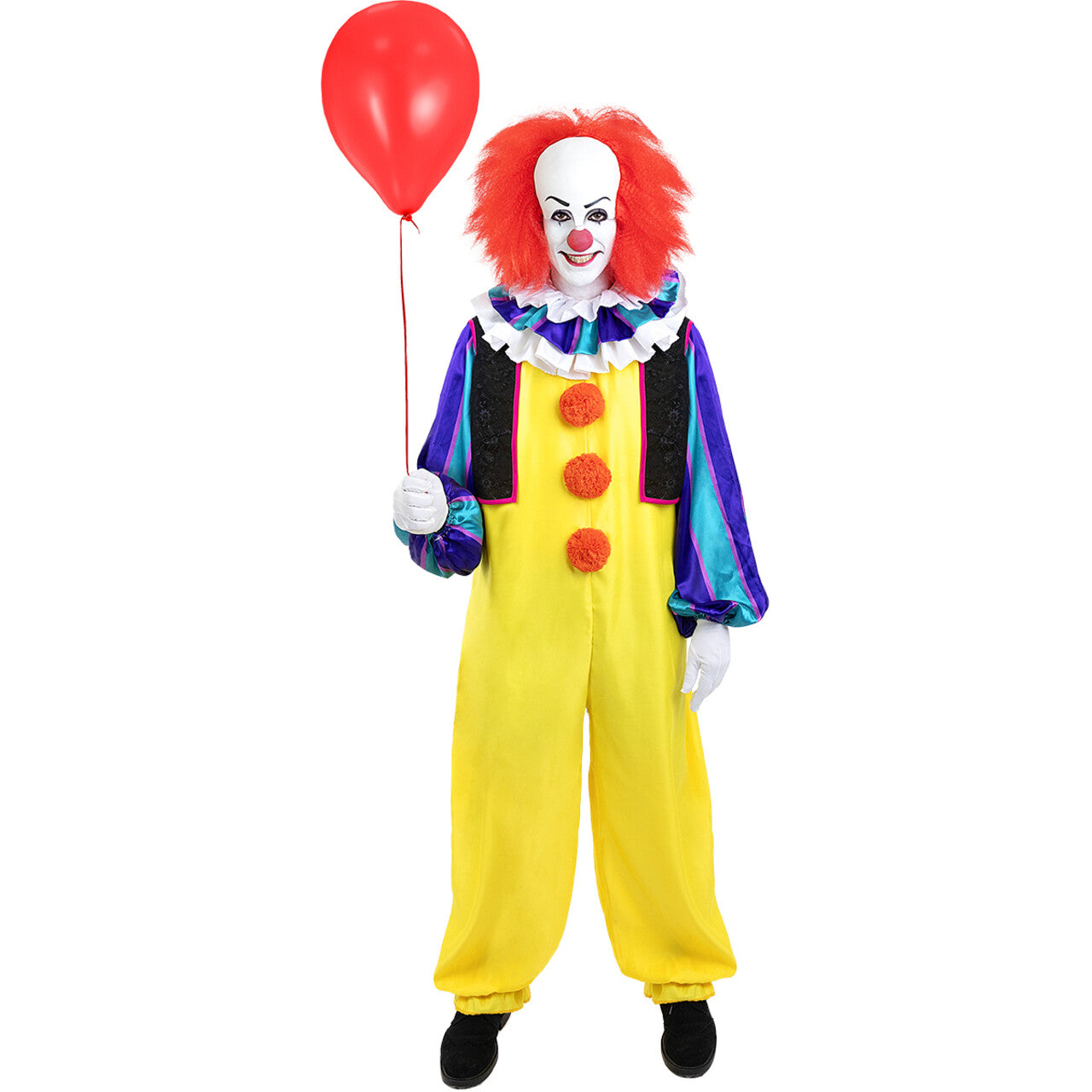 Op deze afbeelding zie je een Accessoires, van het merk Funidelia. Gekke Enge Clown Penny Wise Pruik