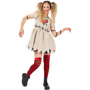 Op deze afbeelding zie je een Kostuums, van het merk Funidelia. Lappenpop Voodoo Doll Vrouw Kostuum