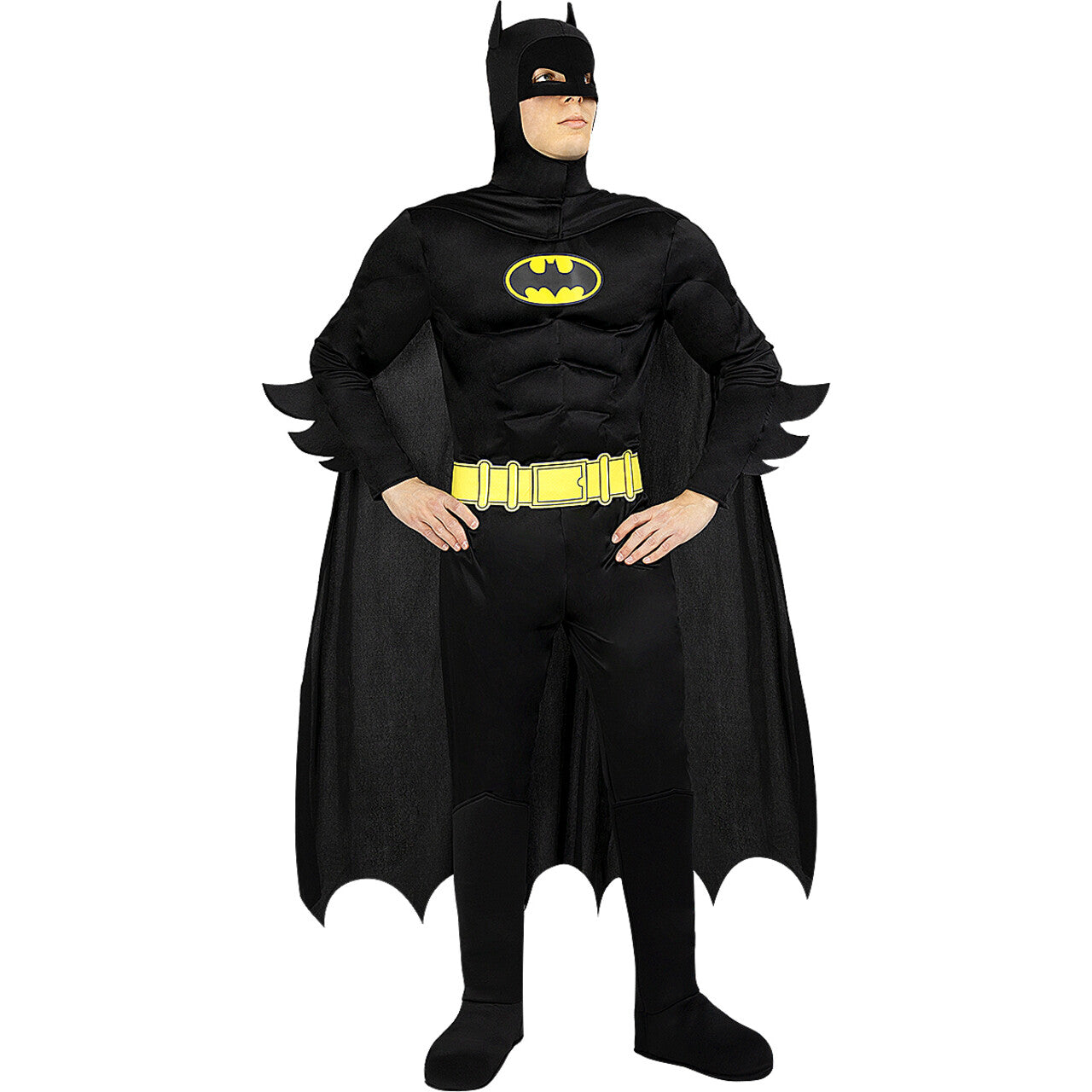 Op deze afbeelding zie je een Kostuums, van het merk Funidelia. Comicbook Batman Met Lichtgevend Logo Kostuum