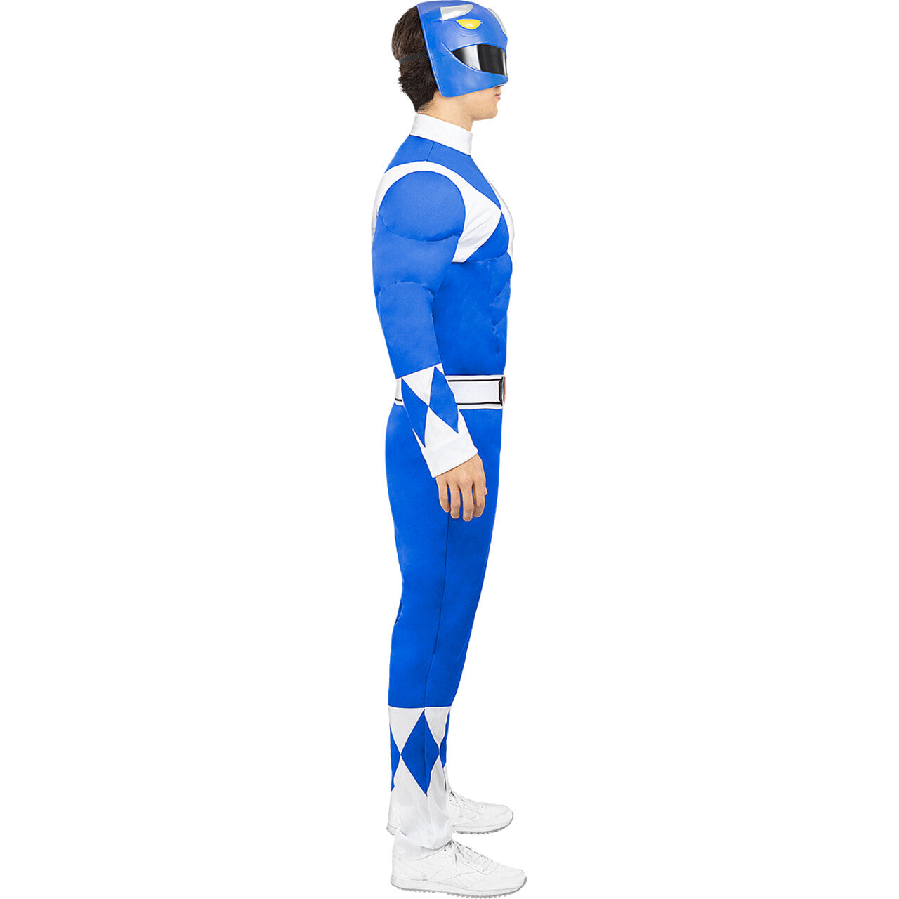 Op deze afbeelding zie je een Kostuums, van het merk Funidelia. Billy Morphing Time Blauwe Power Ranger Man Kostuum