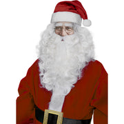 Op deze afbeelding zie je een Accessoires, van het merk Funidelia. Deluxe Mr Kerst Baard Met Snor En Wenkbrauwen