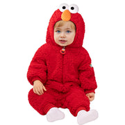 Op deze afbeelding zie je een Kostuums, van het merk Funidelia. Rode Elmo Sesamstraat Kind Kostuum